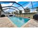 Refreshing screened pool perfect for relaxation at 11411 Alachua Creek Ln, Riverview, FL 33579