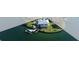 Aerial view of waterfront property with a pool and dock at 224 7Th E St, Tierra Verde, FL 33715