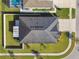 Aerial view of single Gathering home and backyard at 8321 Sky Eagle Dr, Tampa, FL 33635