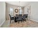 Formal dining room with a large table and comfortable seating at 8321 Sky Eagle Dr, Tampa, FL 33635