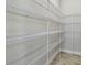 Walk-in pantry with ample shelving for food storage at 8321 Sky Eagle Dr, Tampa, FL 33635