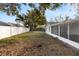 Backyard with shed and wooden fence at 14915 Gentilly Pl, Tampa, FL 33624