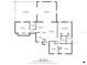 Floor plan displaying a home's layout, including bedrooms, kitchen, and living areas at 14915 Gentilly Pl, Tampa, FL 33624