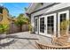 Deck with french doors and wicker chairs at 554 6Th N Ave, St Petersburg, FL 33701