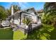 Elevated deck and artificial turf backyard at 554 6Th N Ave, St Petersburg, FL 33701