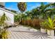 Deck with seating area and tropical plants at 554 6Th N Ave, St Petersburg, FL 33701