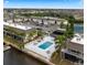 Community boasts a waterfront pool, tennis court, and ample parking at 8814 Bay Pointe Dr # 204, Tampa, FL 33615