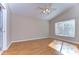 Bright bedroom with wood flooring and large window at 2529 Clareside Dr, Valrico, FL 33596