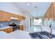Modern kitchen with stainless steel appliances and quartz countertops at 2529 Clareside Dr, Valrico, FL 33596