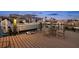 Relaxing boat dock with seating area and beautiful sunset views at 123 8Th E St, Tierra Verde, FL 33715
