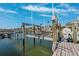 Private boat lift for convenient water access at 123 8Th E St, Tierra Verde, FL 33715