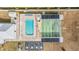 Community pool, shuffleboard courts, and parking at 3836 Chris Dr, Wesley Chapel, FL 33543