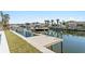 Waterfront home featuring a private boat dock for easy access to the water at 1940 Hawaii Ne Ave, St Petersburg, FL 33703