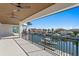 Expansive outdoor patio provides stunning views of the water and the neighboring community at 1940 Hawaii Ne Ave, St Petersburg, FL 33703
