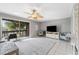 Living room with water views, comfortable seating, and tiled floors at 6321 Newtown Cir # 21B4, Tampa, FL 33615
