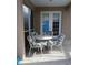 Patio furniture set with a round table and chairs at 10319 Boyette Creek Blvd, Riverview, FL 33569