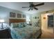 Large Primary bedroom with king-size bed and ensuite closet at 11485 Oakhurst Rd # A203, Largo, FL 33774