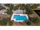 Community pool featuring a spacious pool deck at 12518 Midpointe Dr, Riverview, FL 33578