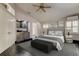 Main bedroom with wet bar, walk-in closet, and ensuite bath at 436 Lafayette Blvd, Oldsmar, FL 34677