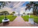 Brick-paved pathway leads to a veterans memorial at 436 Lafayette Blvd, Oldsmar, FL 34677