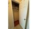 Small, well-organized closet with shelving and hanging space at 1216 S Missouri Ave # 317, Clearwater, FL 33756