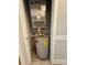 Utility closet with water heater and HVAC unit at 1216 S Missouri Ave # 317, Clearwater, FL 33756