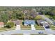 Aerial view showcasing the home's neighborhood and surroundings at 6085 Fall River Dr, New Port Richey, FL 34655