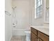Clean bathroom with shower/tub and double vanity at 2632 River Preserve Ct, Bradenton, FL 34208