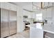 Modern kitchen featuring stainless steel appliances and white cabinetry at 1948 Jeffords St, Clearwater, FL 33764