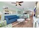 Open living area with dining and kitchen views at 12000 Gulf Blvd # 501-W, Treasure Island, FL 33706
