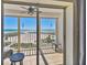 Private balcony showcasing a stunning ocean view at 11000 Gulf Blvd # 703, Treasure Island, FL 33706