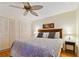 Comfortable bedroom with a king-size bed and closet at 11000 Gulf Blvd # 703, Treasure Island, FL 33706