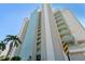 Exterior view of a modern high-rise building at 11000 Gulf Blvd # 703, Treasure Island, FL 33706