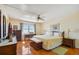 Large main bedroom with hardwood floors and ocean view at 11000 Gulf Blvd # 703, Treasure Island, FL 33706