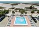 Refreshing community pool with ocean views at 11000 Gulf Blvd # 703, Treasure Island, FL 33706