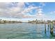Scenic waterfront view of homes and docks on a sunny day at 411 Belle Isle Ave, Belleair Beach, FL 33786