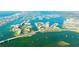 Expansive aerial view of waterfront community and waterways at 7400 Sun Island Dr # 501, South Pasadena, FL 33707