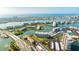 Aerial view of a luxury waterfront community at 7400 Sun Island Dr # 501, South Pasadena, FL 33707