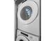Stackable washer and dryer in a convenient laundry closet at 3025 Oakmont Dr, Clearwater, FL 33761