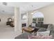 Relaxing sitting area with fireplace and views to bedroom at 3025 Oakmont Dr, Clearwater, FL 33761