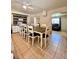Dining room with large table, chairs, and hutch at 1001 N Park Rd, Plant City, FL 33563