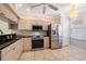 Well-equipped kitchen featuring stainless steel appliances at 1420 Water View W Dr # 203, Largo, FL 33771