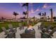 Relaxing fire pit area with seating, perfect for evening gatherings at 11216 Shoreline Trl, Parrish, FL 34219