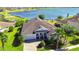 Stunning home on the lake with a large backyard and a beautiful view at 11521 Lake Lucaya Dr, Riverview, FL 33579