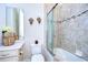 Small bathroom with shower/tub combo and single vanity at 11521 Lake Lucaya Dr, Riverview, FL 33579