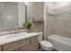 Bathroom with vanity, toilet, and bathtub at 13813 Sharp Hawk Dr, Riverview, FL 33569