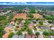 Aerial view showing home's location in a quiet residential neighborhood at 2813 Norwood Hills Ln, Valrico, FL 33596