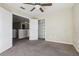 Spacious bedroom with ceiling fan and walk-in closet at 526 19Th Nw St, Ruskin, FL 33570