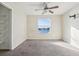 Bedroom with lake view and ceiling fan at 526 19Th Nw St, Ruskin, FL 33570