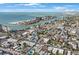 Wide aerial view showing the property's proximity to the ocean at 600 71St Ave # 17, St Pete Beach, FL 33706